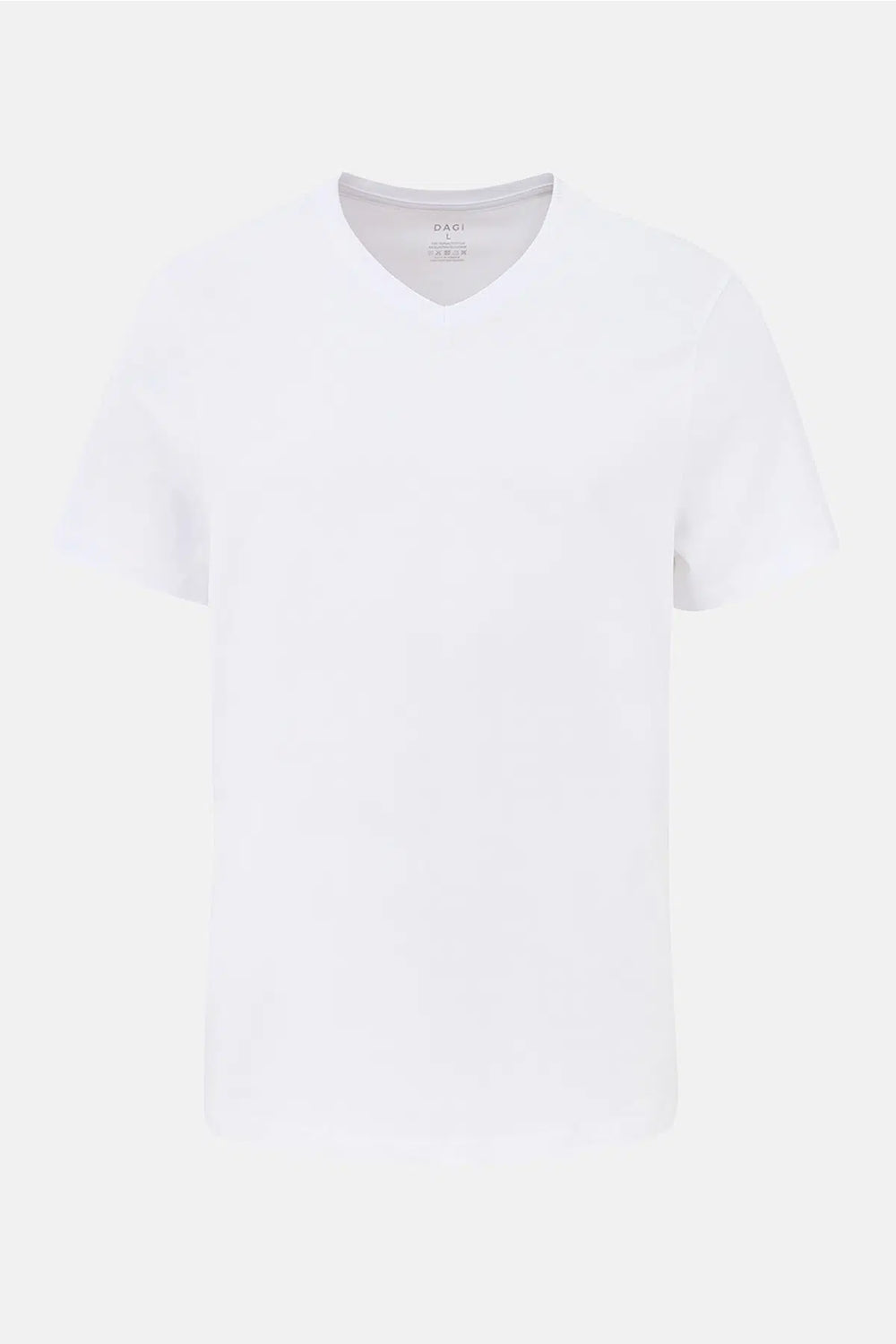 Beyaz Compact V Yaka Fanila 2'li T-Shirt