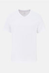 Beyaz Compact V Yaka Fanila 2'li T-Shirt