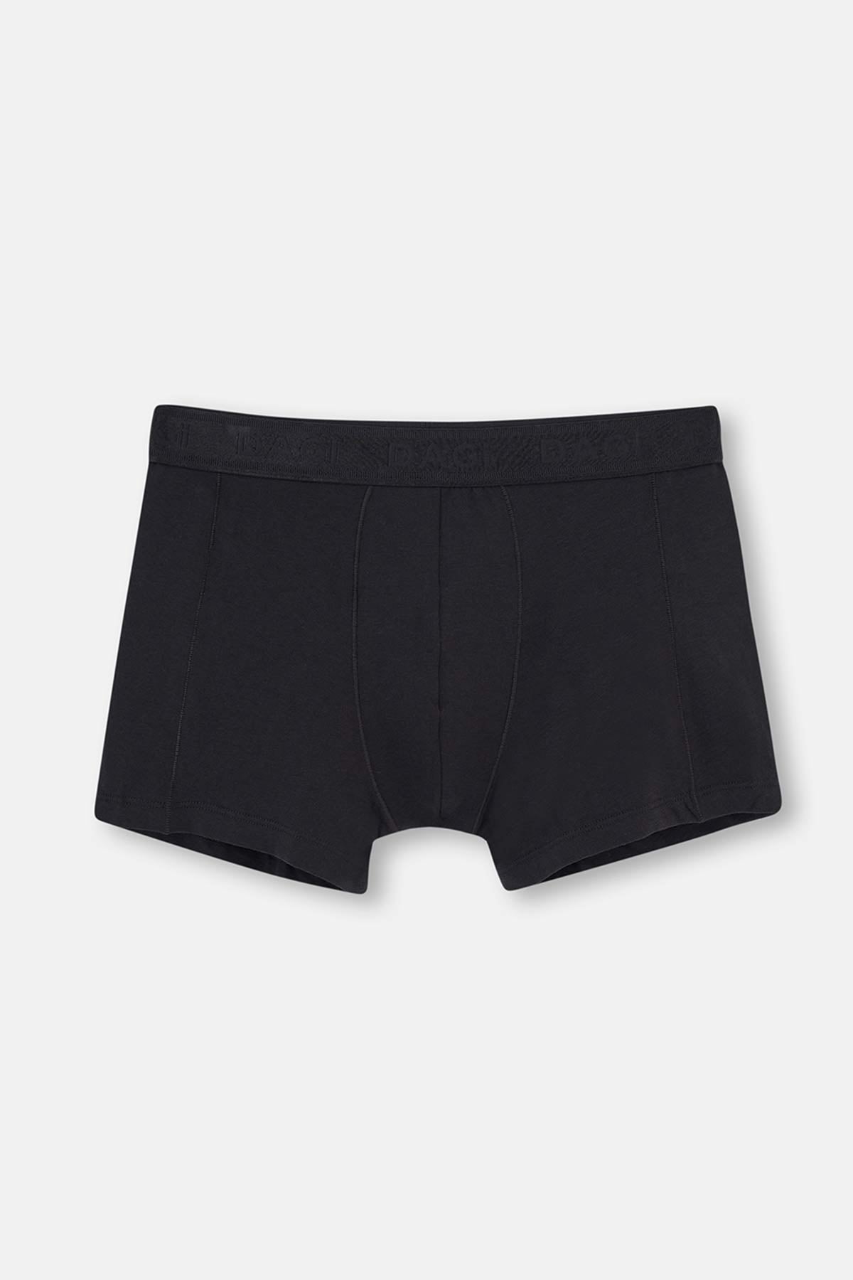 Siyah Basic Modal 3'lü Boxer