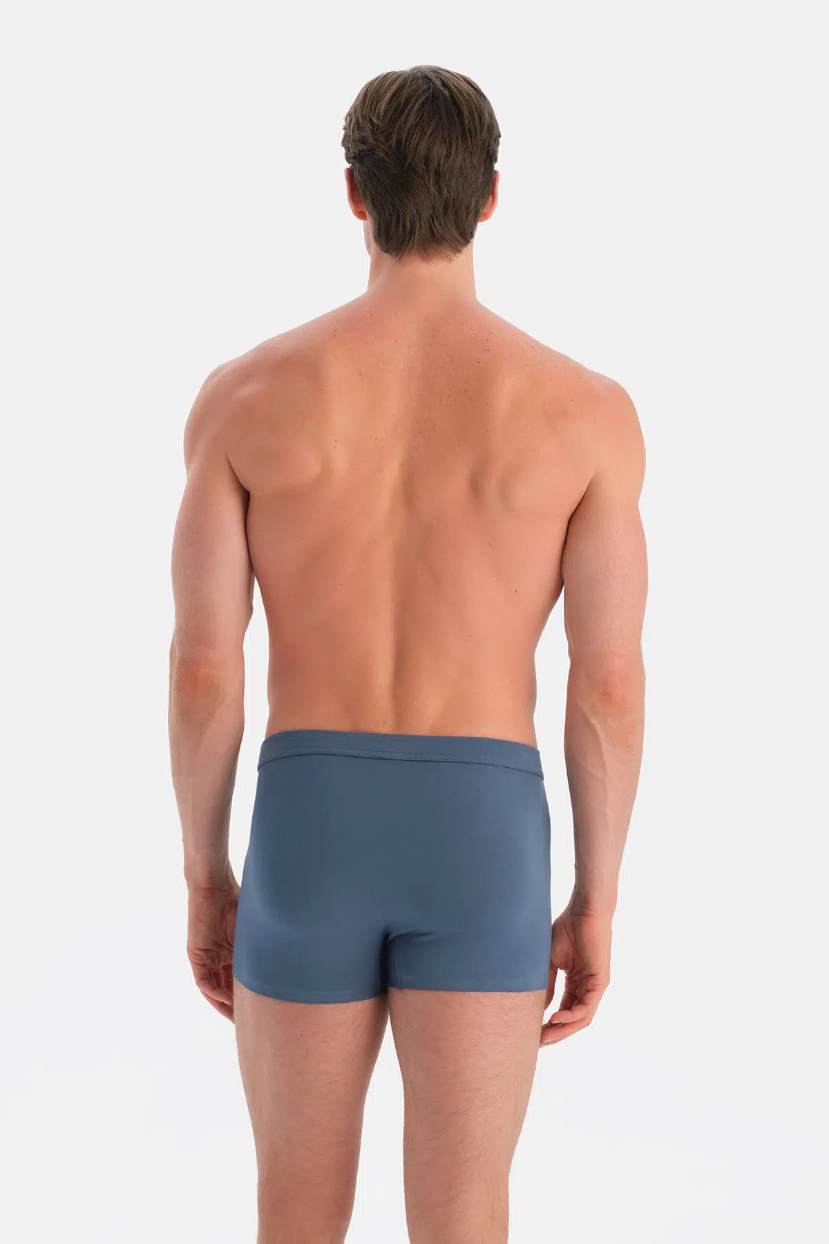 Indigo Düz Micro Modal Boxer