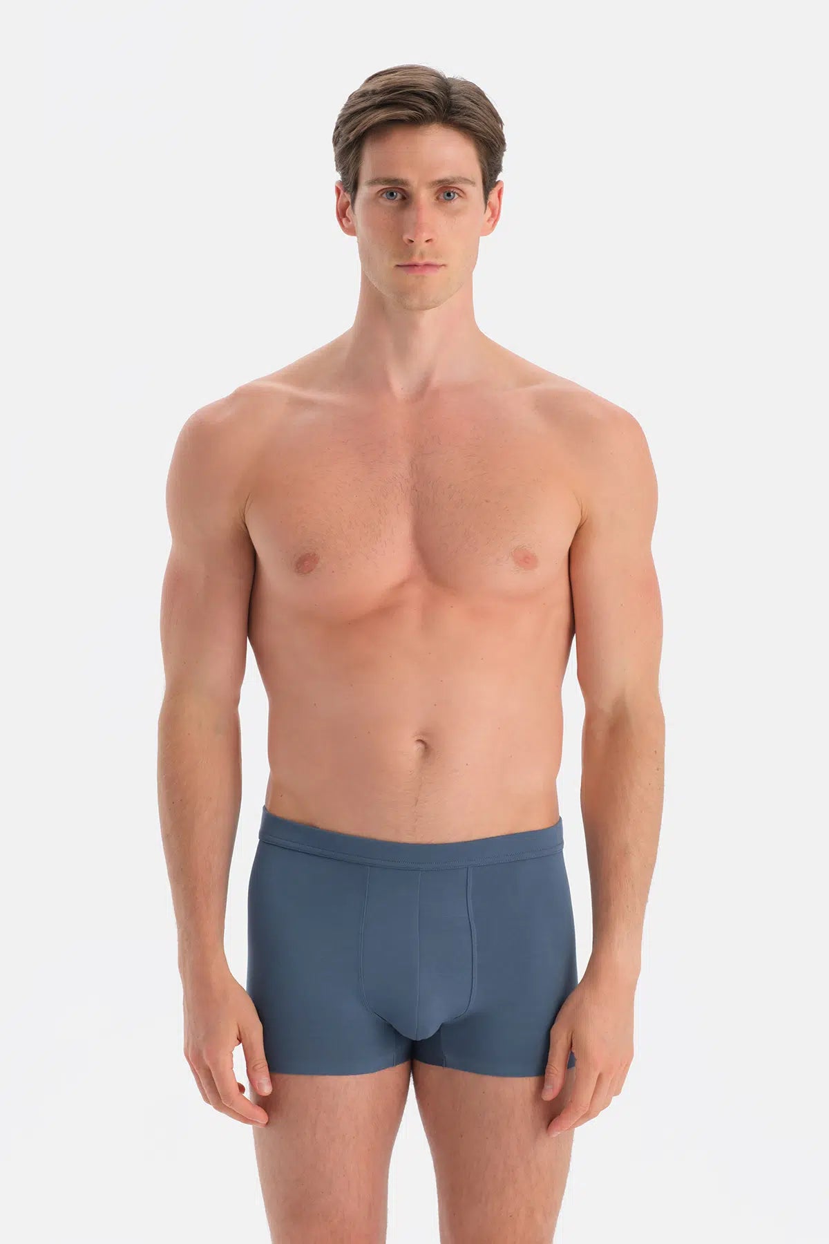 Indigo Düz Micro Modal Boxer