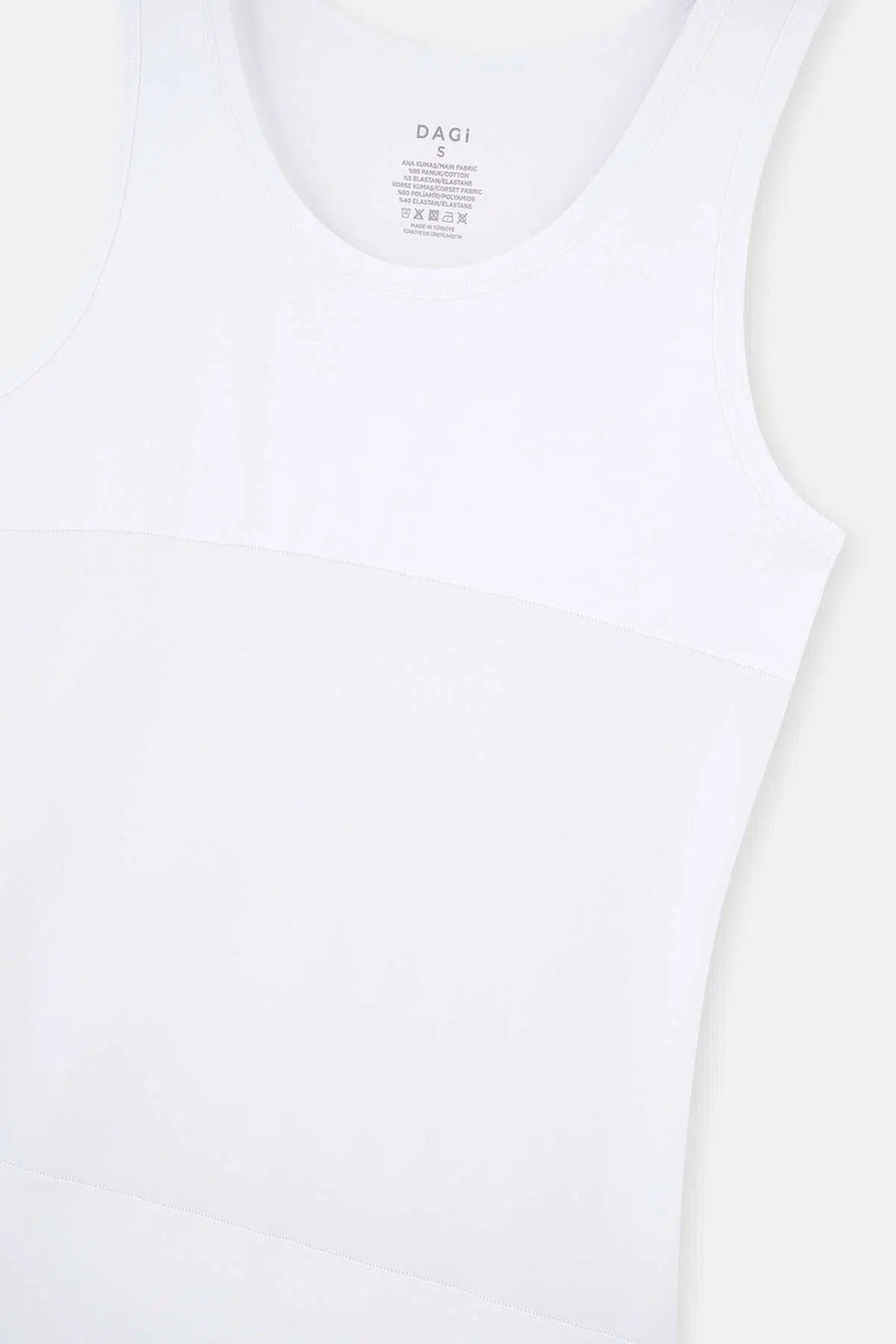 Beyaz Erkek Korse Atlet