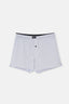 Beyaz Desenli Poplin Lyc Boxer