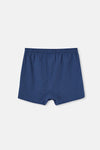 Laci - Beyaz Desenli Poplin Lyc Boxer