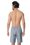 Gri Micro Orta Düz Erkek Deniz Şortu