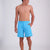 Mavi Micro Orta Düz Erkek Deniz Şortu