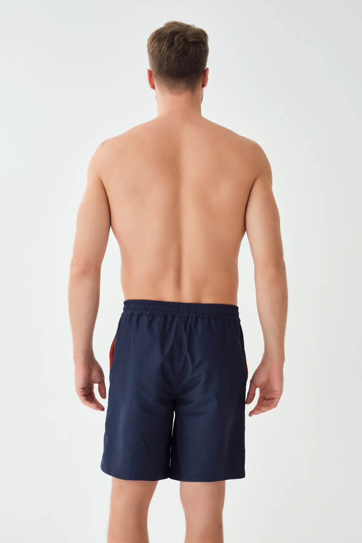 Lacivert Micro Orta Düz Şort