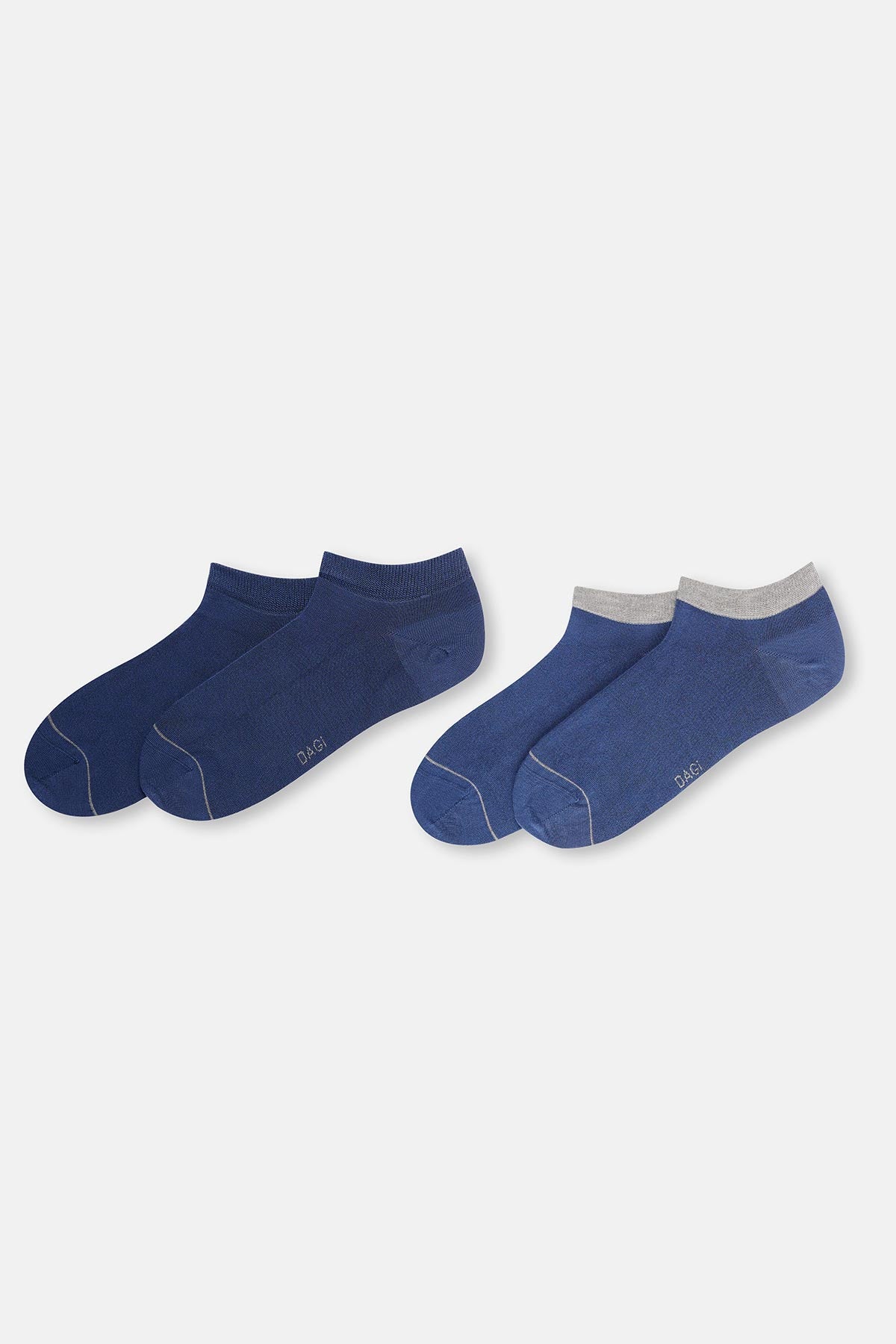 Koyu Indigo Erkek 2'Li Patik Çorap