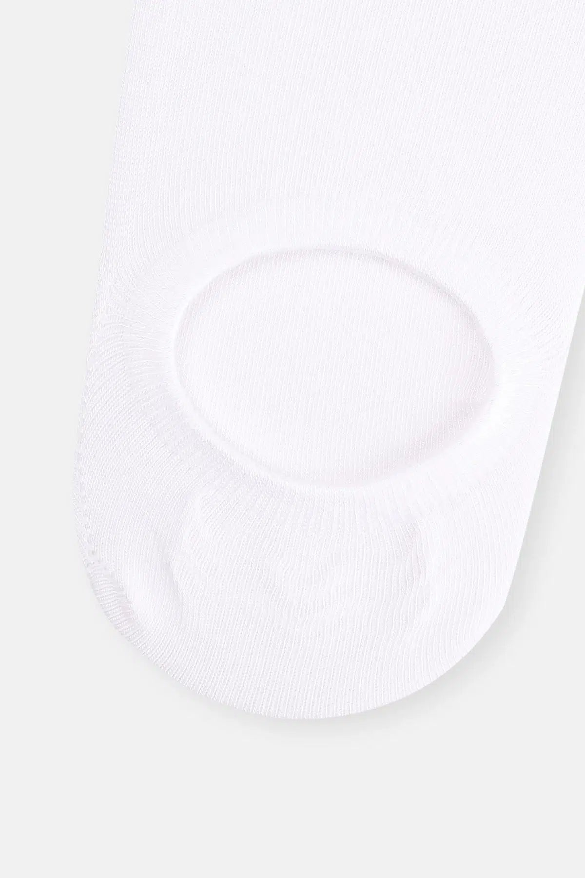 Beyaz Erkek Bambu Kısa Soket 3'Lü