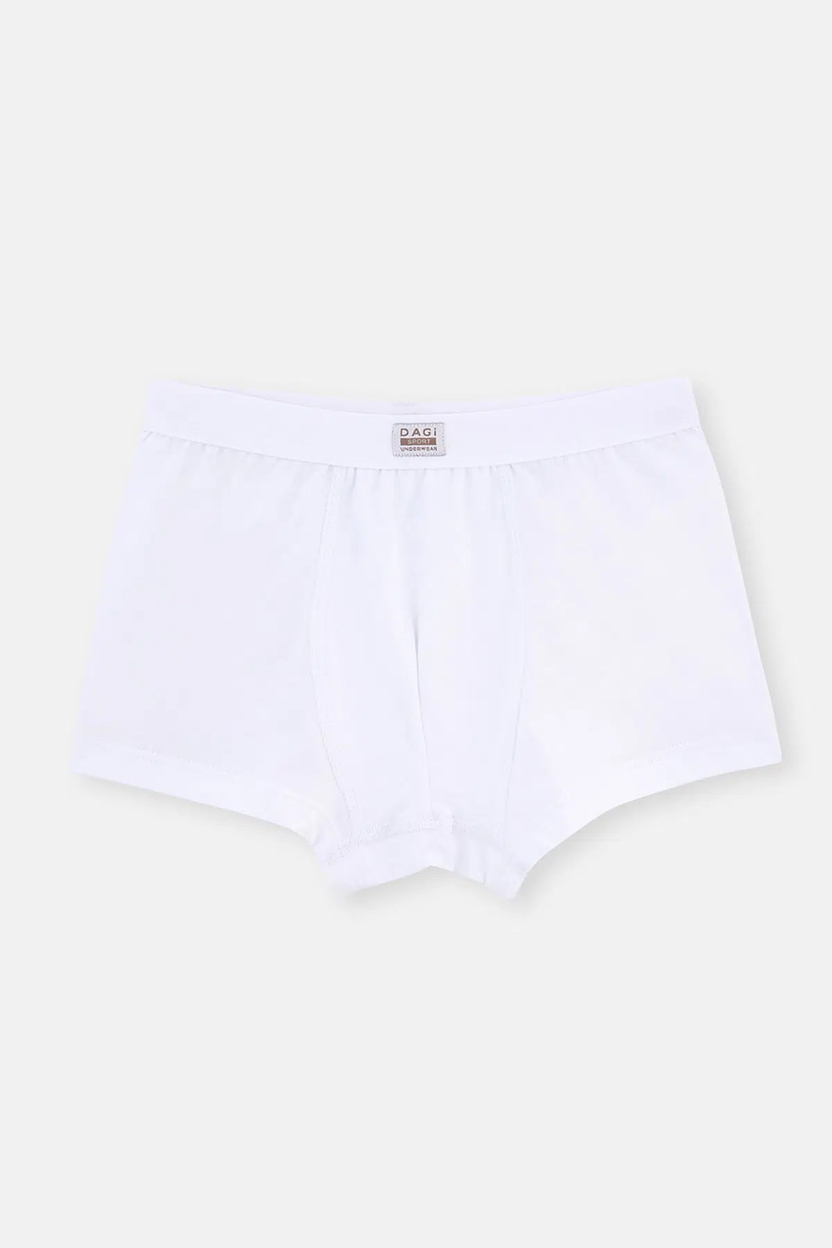 Beyaz Erkek Çocuk Penye 2'li Boxer