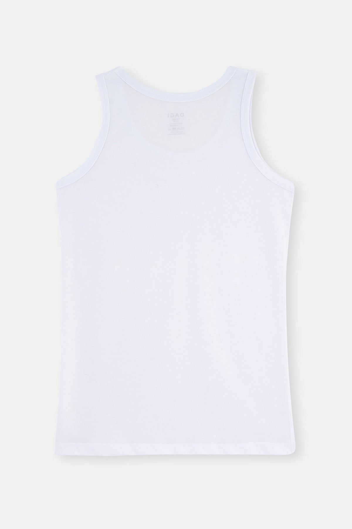 Beyaz Erkek Çocuk Pamuklu 2'li Atlet