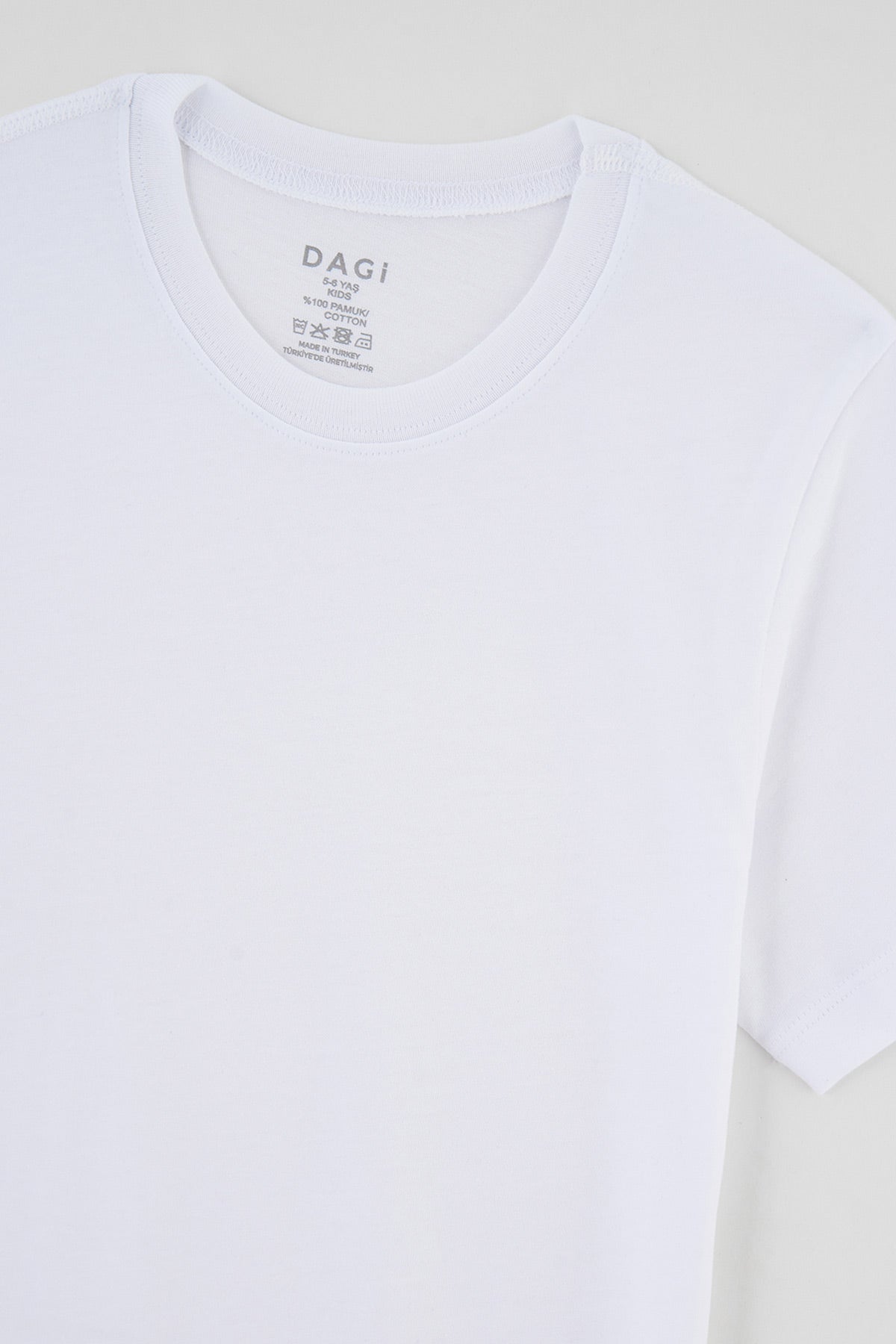 Beyaz Erkek Çocuk Pamuklu 2'li Fanila