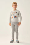 Gri Erkek Çocuk Sweatshirt