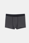 Siyah D-Men Compact Spor Penye Boxer