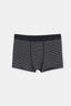 Siyah D-Men Compact Spor Penye Boxer