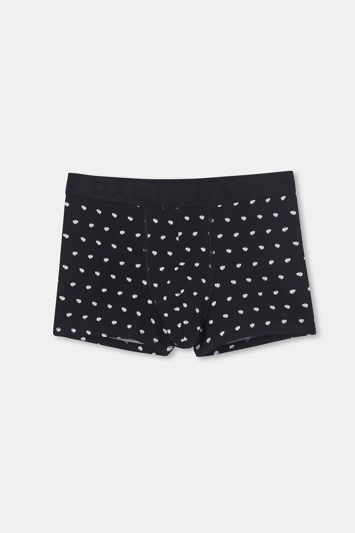 Siyah D-Men Desenli Compact Penye Boxer