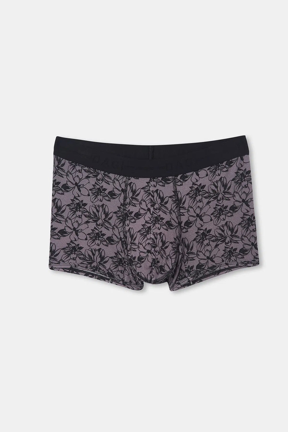 Gri D-Men Desenli Compact Penye Boxer