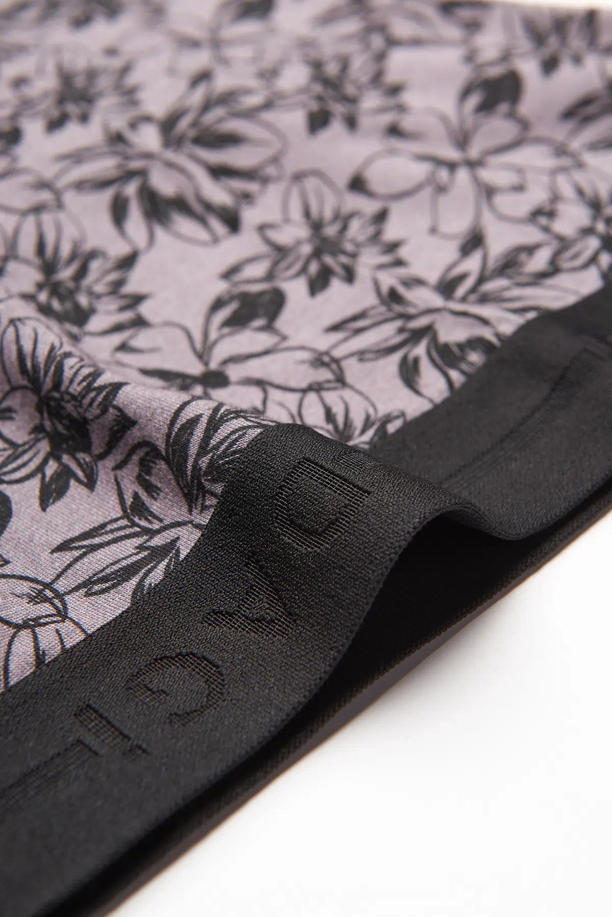 Gri D-Men Desenli Compact Penye Boxer