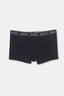 Siyah D-Men Saks Spor Micro Modal Boxer