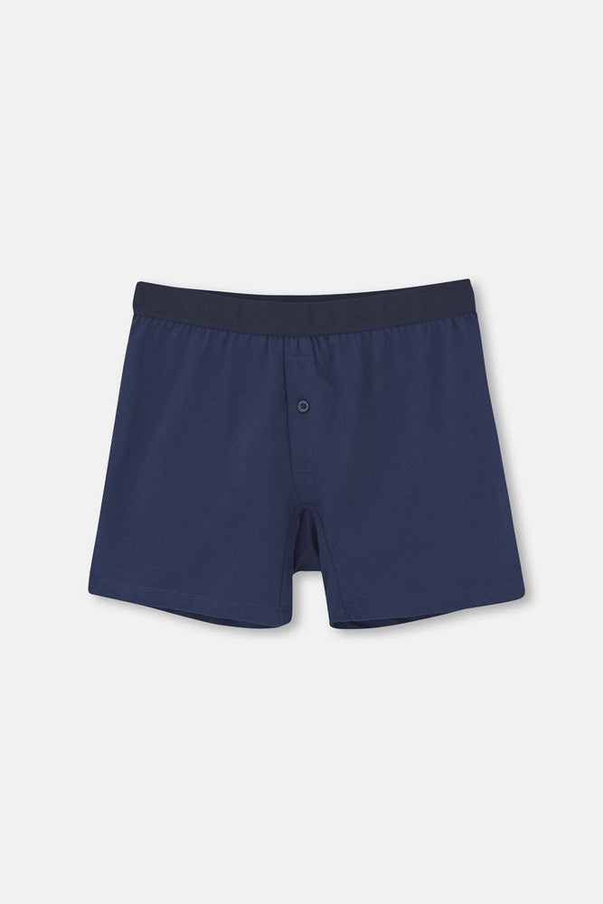 Lacivert D-Men Compact Penye Spor Form Boxer