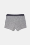 Gri Melanj D-Men Compact Penye Spor Form Boxer