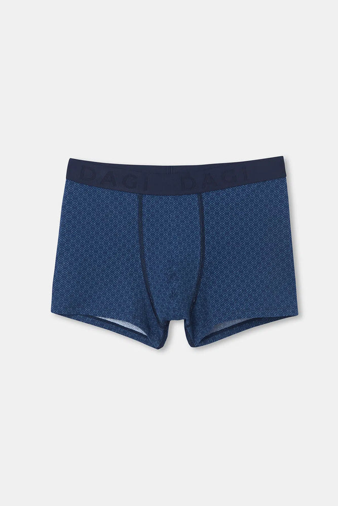 Indigo D-Men Desenli Compact Penye Boxer