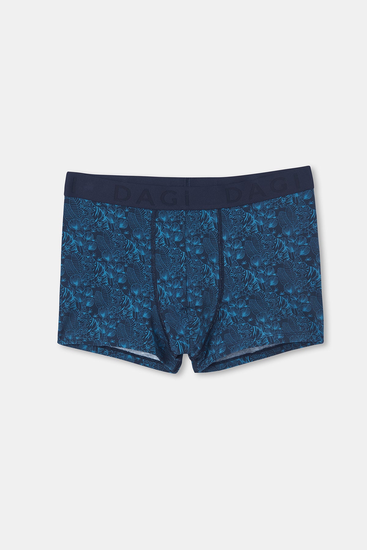 Petrol Mavisi D-Men Petrol si Desenli Compact Penye Boxer