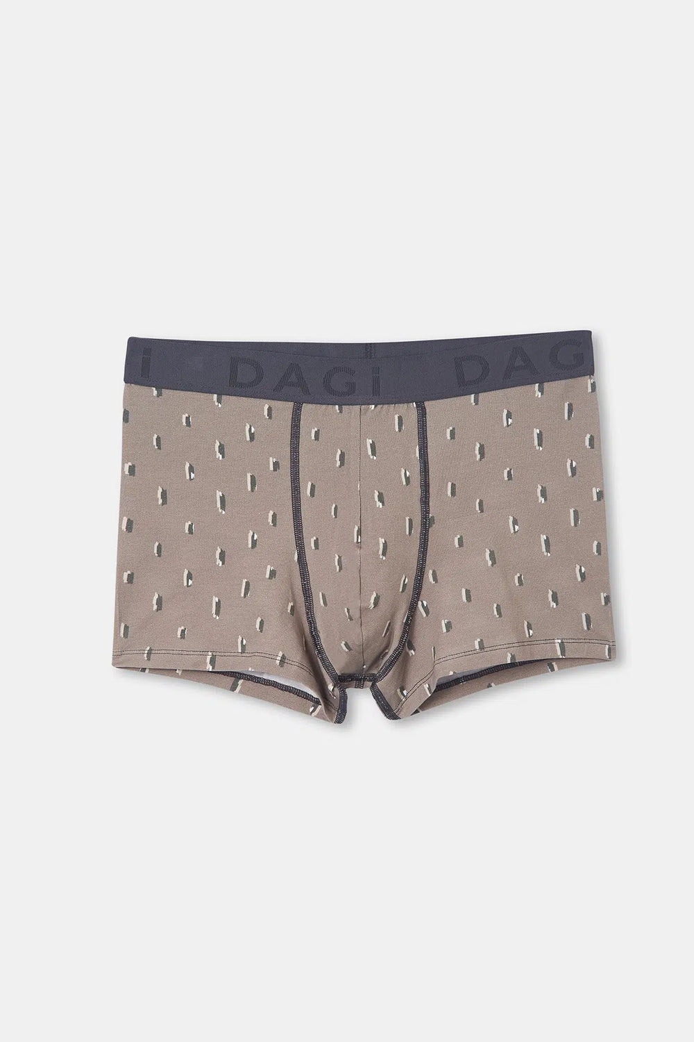 Haki D-Men Desenli Compact Penye Boxer