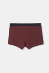 Bordo D-Men Compact Penye Boxer