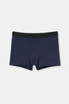 Lacivert D-Men Compact Penye Boxer