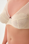 Bej Balenli Toparlaycı Sütyen