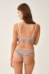 Pembe Balensiz Dantelli Bralet Sütyen