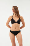 Siyah Balensiz Bralet Sütyen