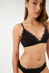 Siyah Balensiz Bralet Sütyen