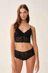Siyah Üçgen Bralet Sütyen