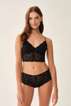 Siyah Üçgen Bralet Sütyen