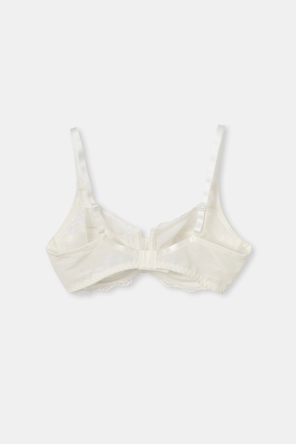 Ekru Balenli Dantelli Toparlayıcı Sütyen