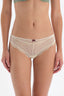 Bej Dantelli Tanga Külot