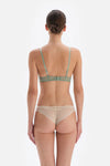 Bej Dantelli Tanga Külot