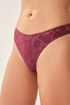 Bordo Desenli String