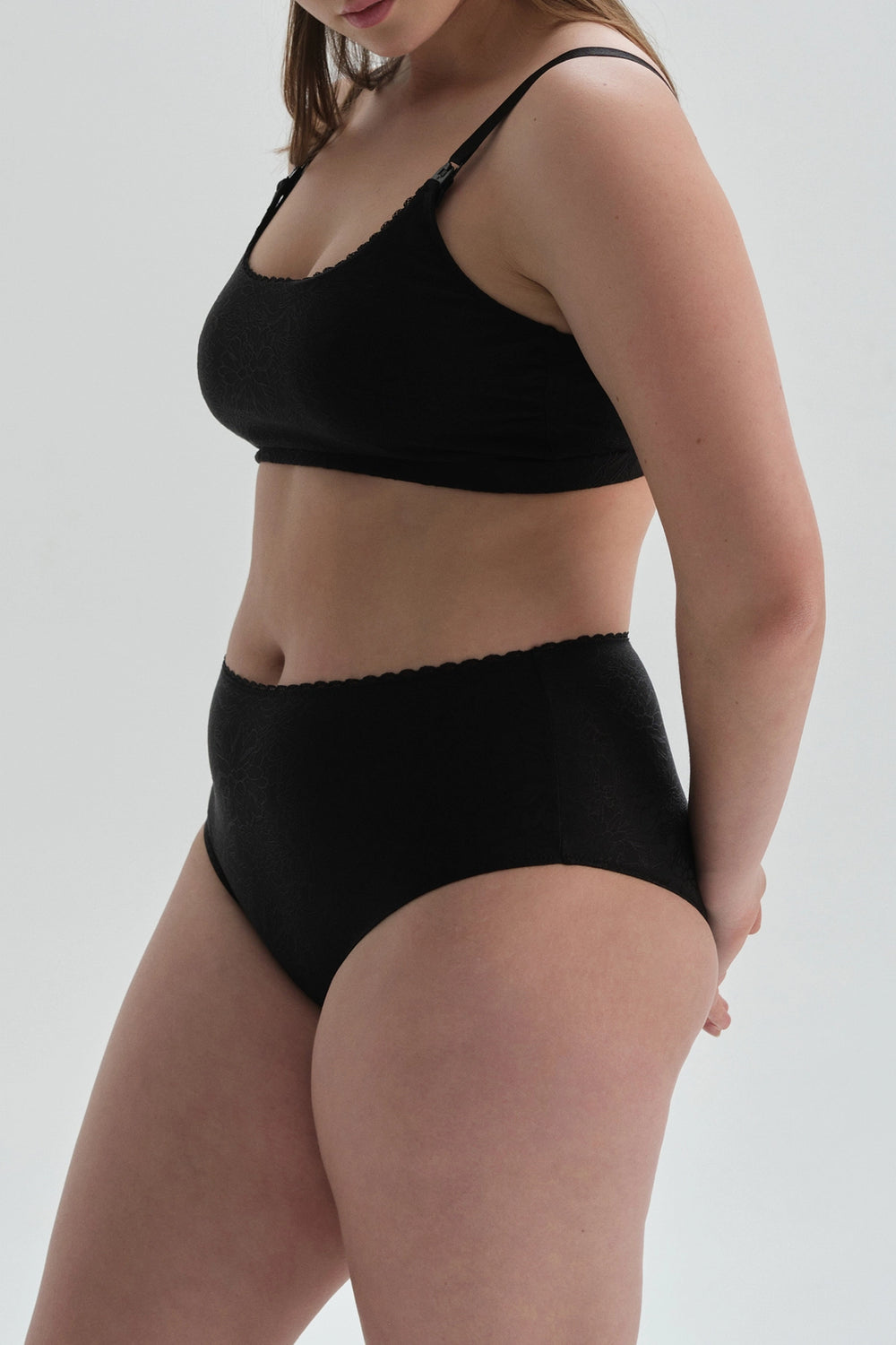 Siyah Desenli Hamile Külot