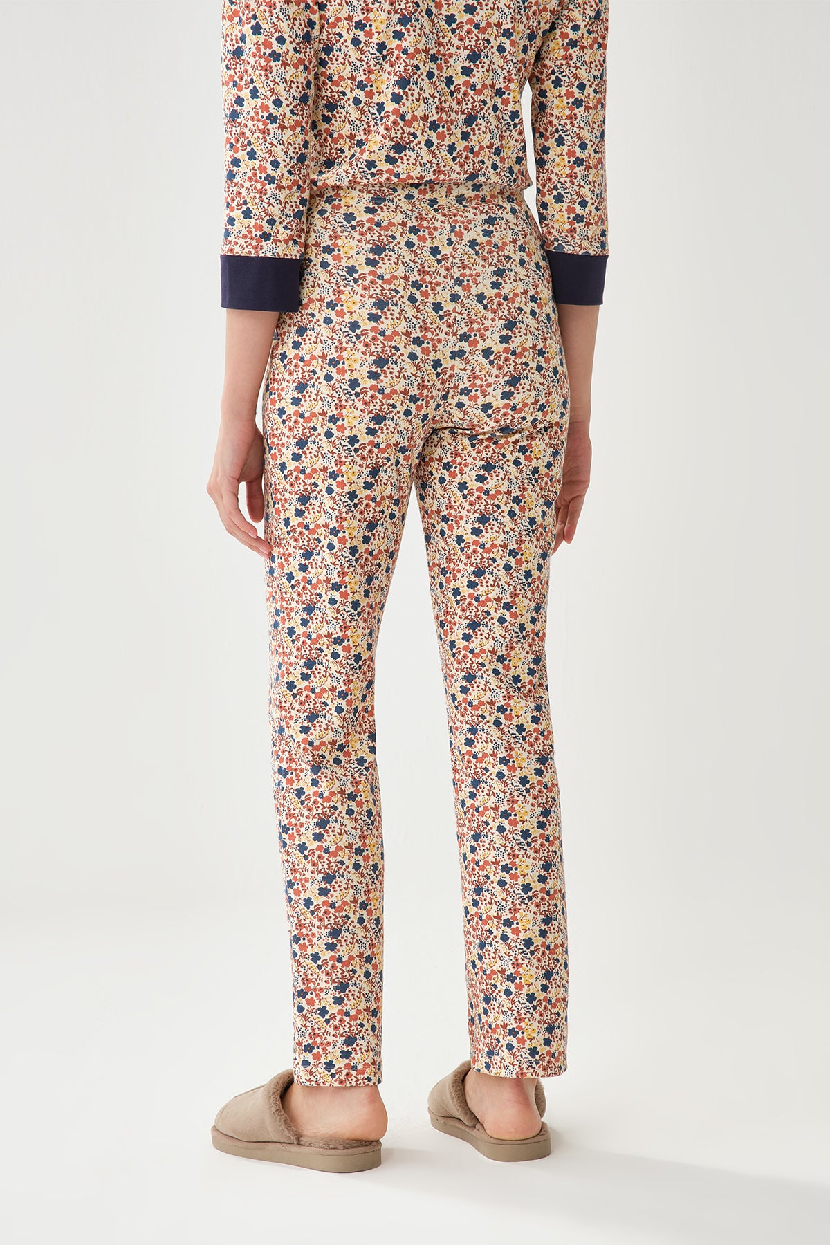 Lacivert Pamuklu Pijama Altı