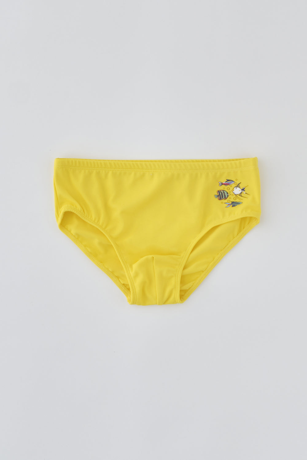 Sarı Erkek Çocuk Baskılı Slip Mayo