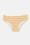 Sarı Çizgili Üçgen Küçük Bikini Takımı