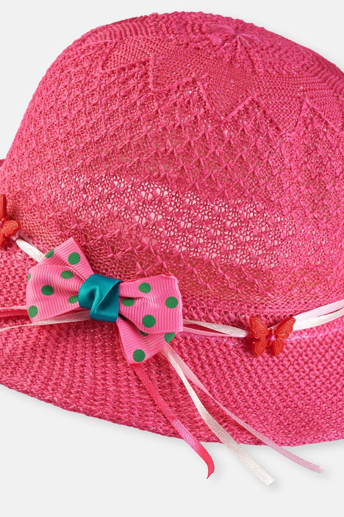 Çilek Çilek Hasır Şapka