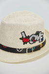 Ekru Hasır Şapka