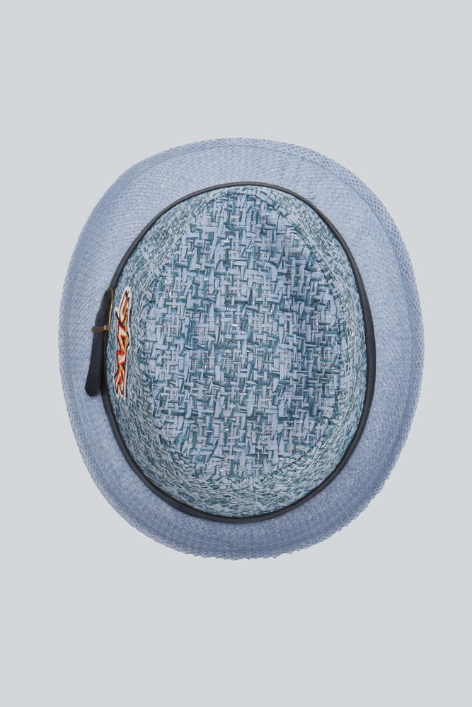 Mavi Hasır Şapka