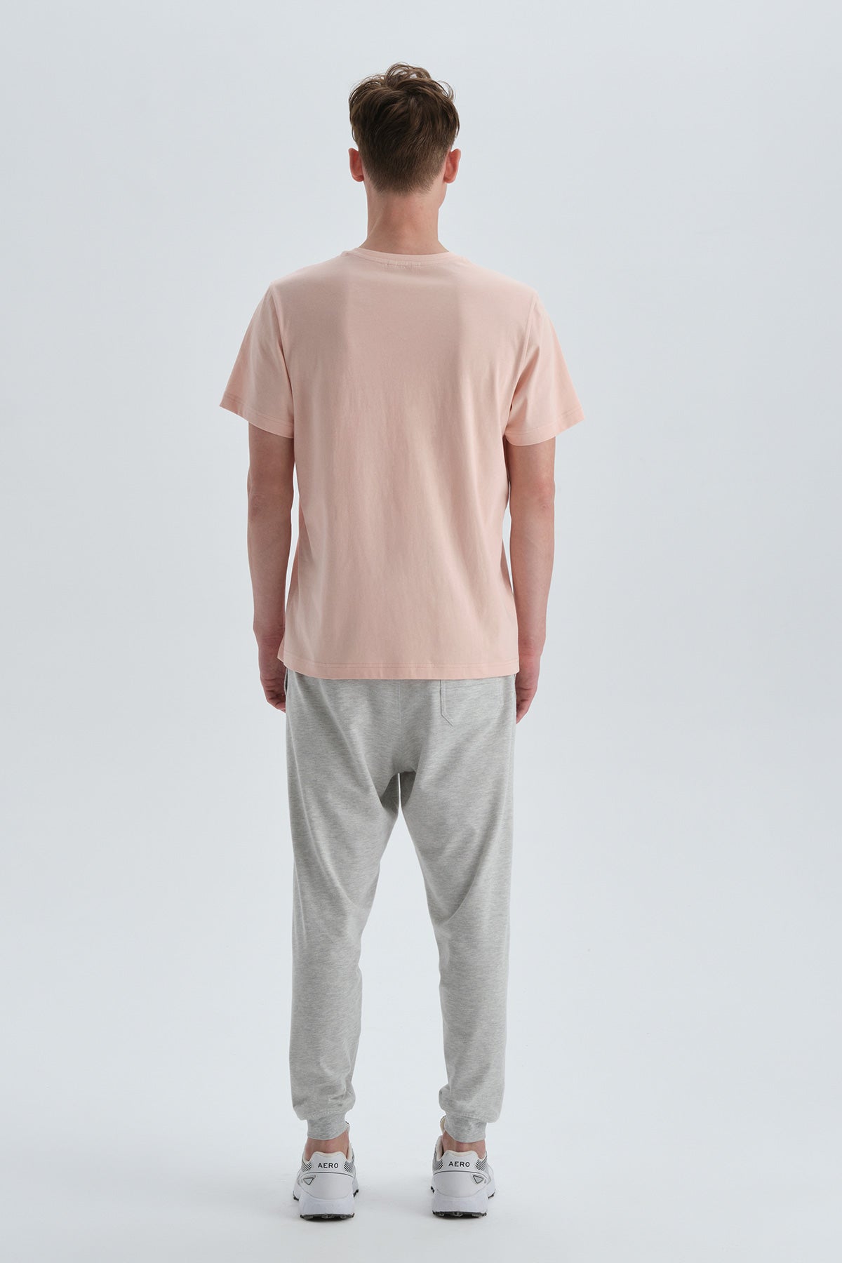 Somon Pamuk V Yaka T-Shirt