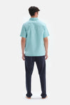 Yeşil Pamuklu Polo Yaka T-Shirt