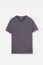 Antrasit Pamuk T-Shirt